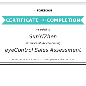 Forescout-eyeControl Sales Assessment-Kevin