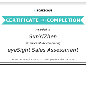 Forescout-eyeSight Sales Assessment-Kevin